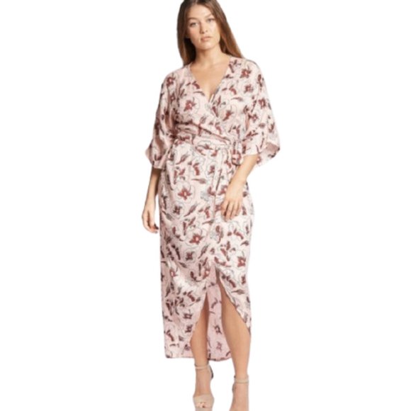 Symbology Dresses & Skirts - 2/$40 Symbology Hibiscus Flower Wrap  dress